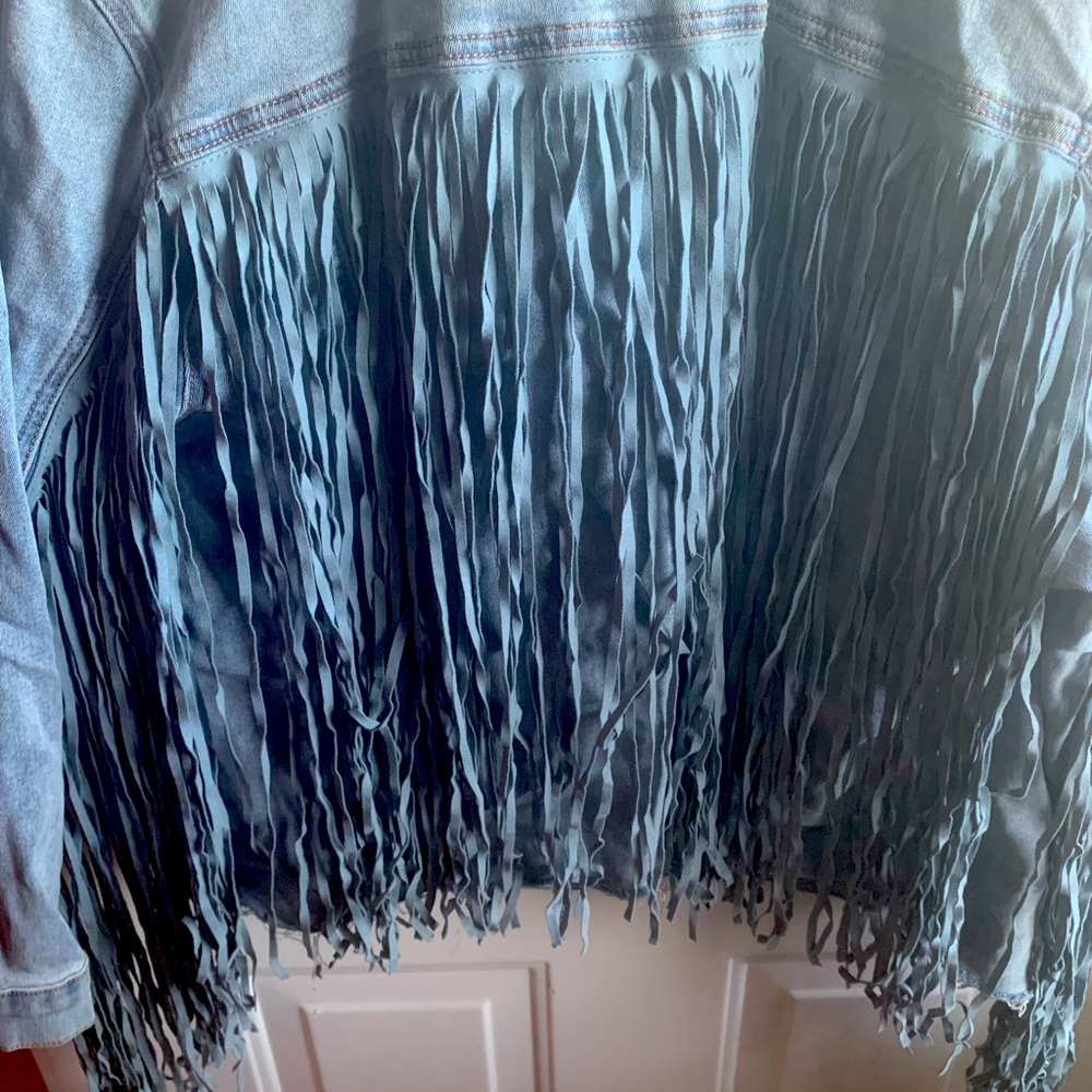 Brand Est. 1948 1820 Fringed Jean Jacket